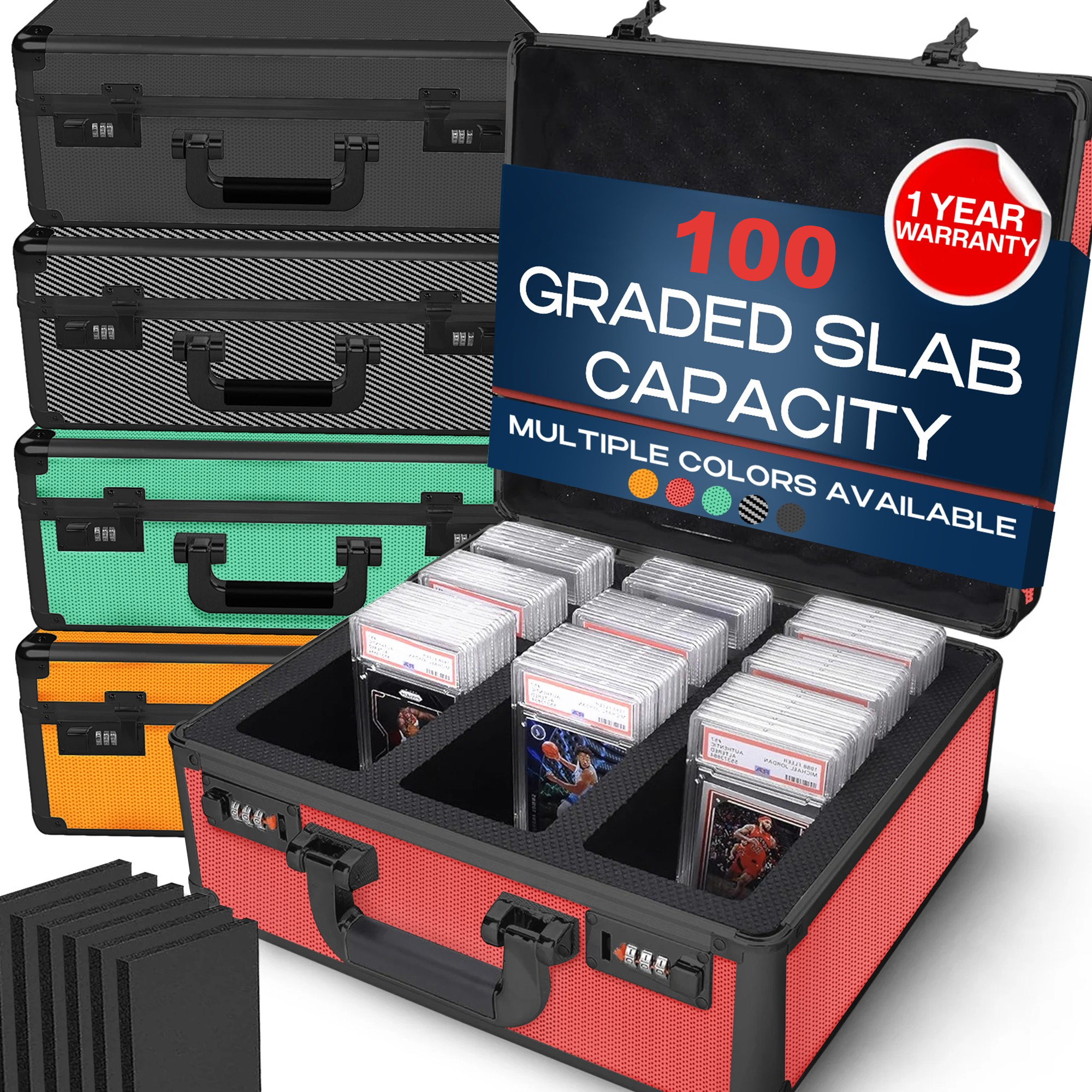 Red Graded Card Case (Medium)