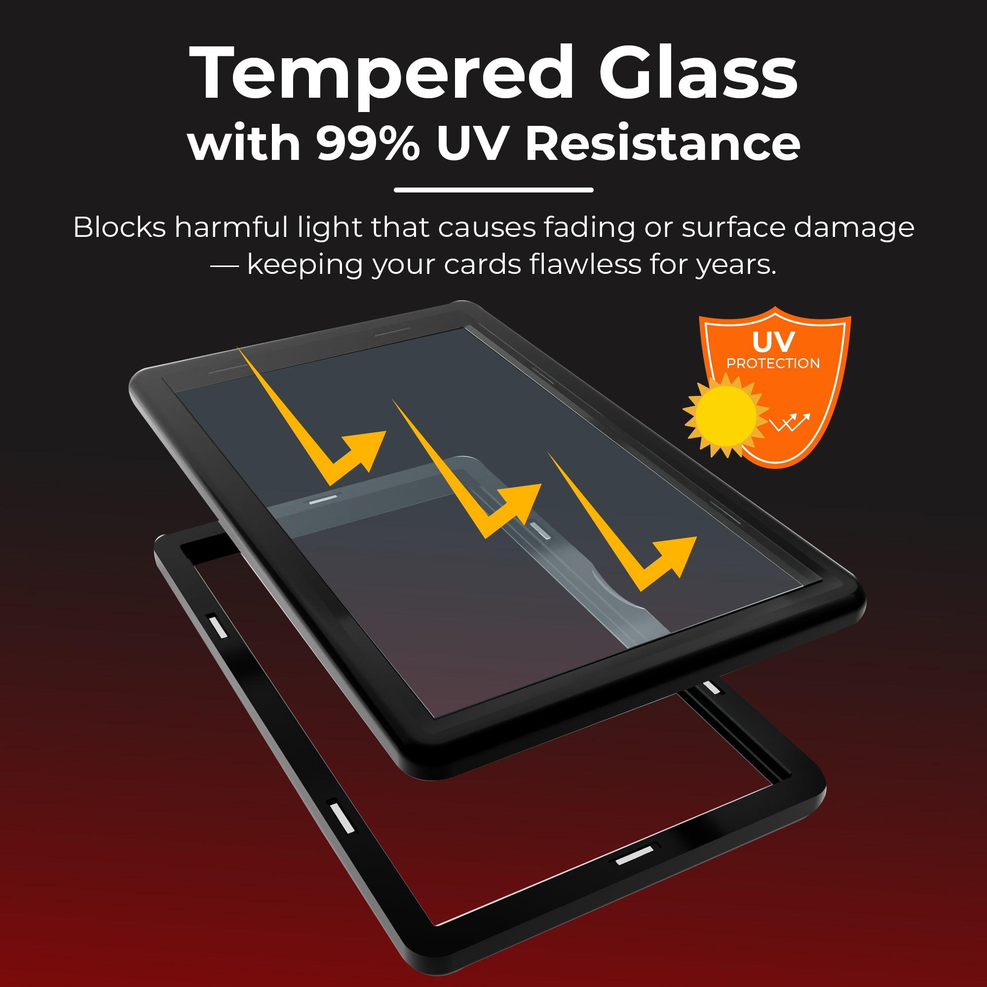 ALUMINUM PSA SLAB GUARD (99% UV RESISTANT)