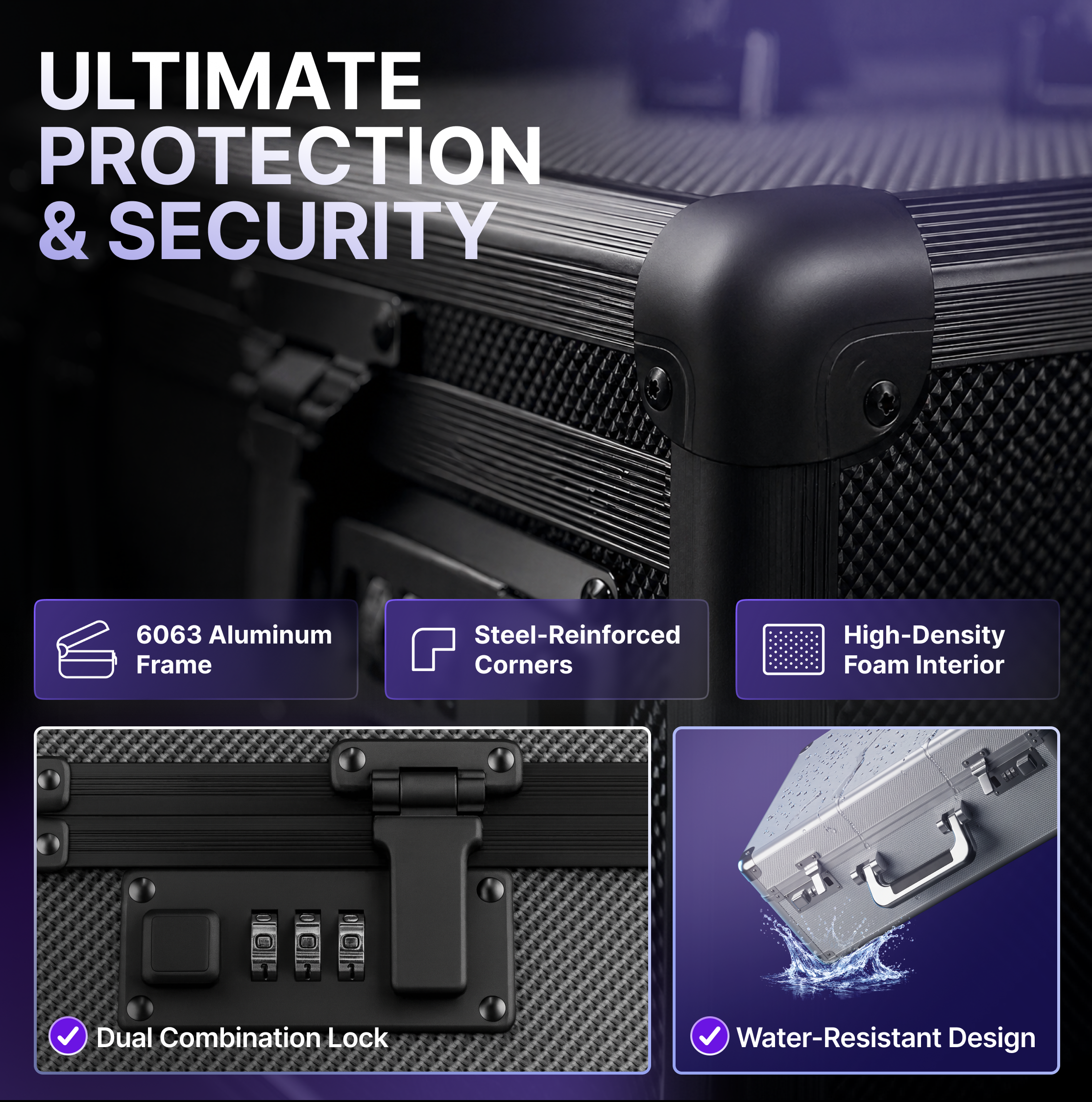 graded card case with lock Black (Large) protection for 15 slabs. Secure Trading Card Holder Graded