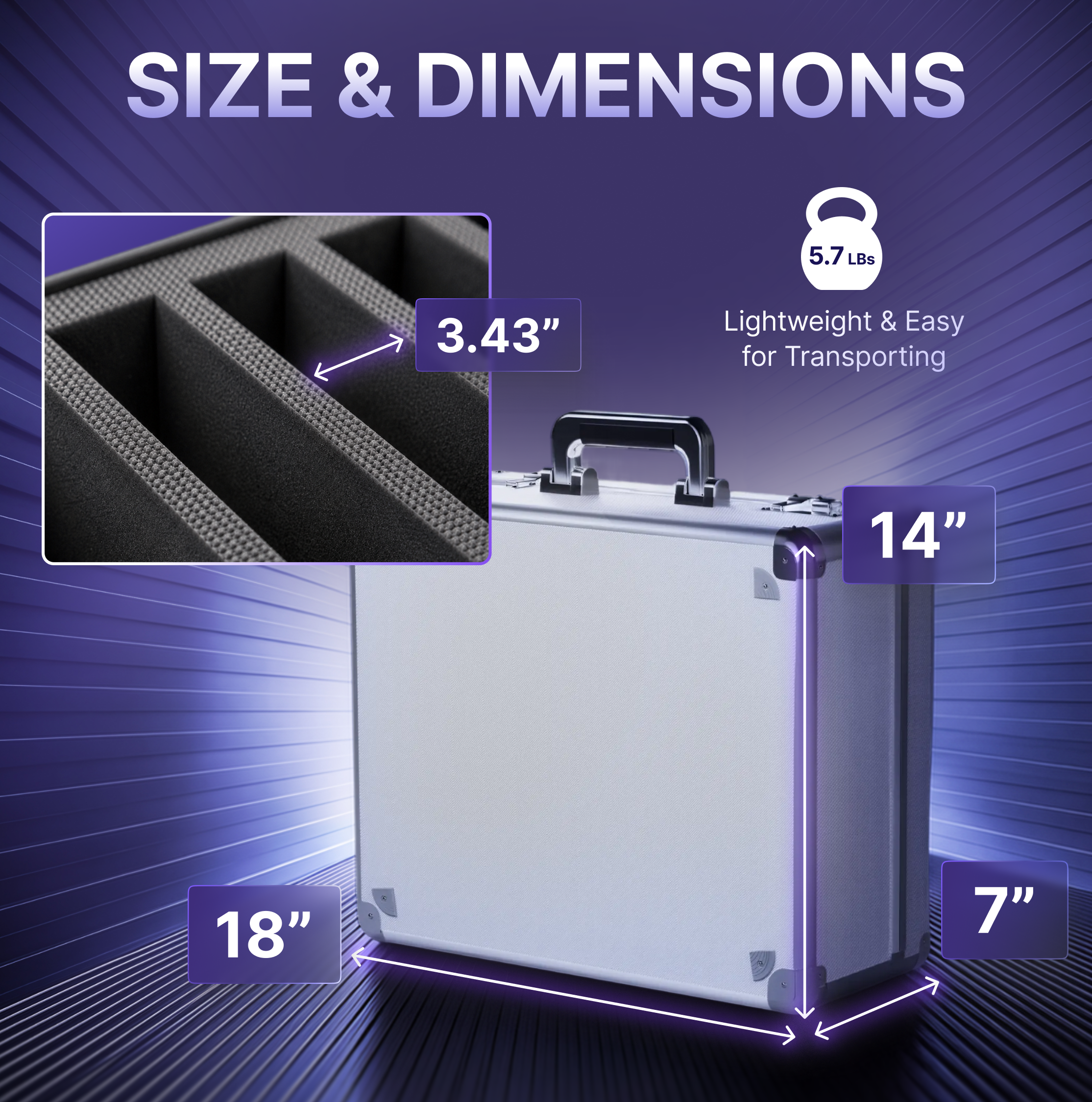 Black Graded Card Case (Large) - 160 Graded Slab Capacity